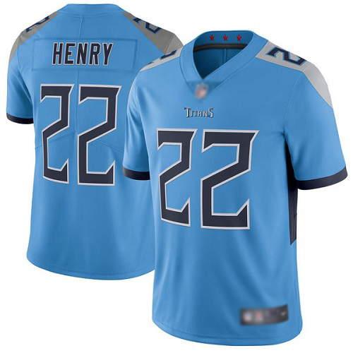 Tennessee Titans Limited Light Blue Men Derrick Henry Alternate Jersey NFL Football #22 Vapor Untouchable